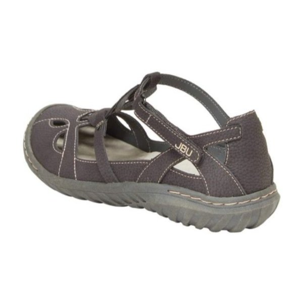 JBU By Jambu Women's Sydney Sandal/Flat Walking Shoe Sandals Charcoal Size 10M - Picture 2 of 15